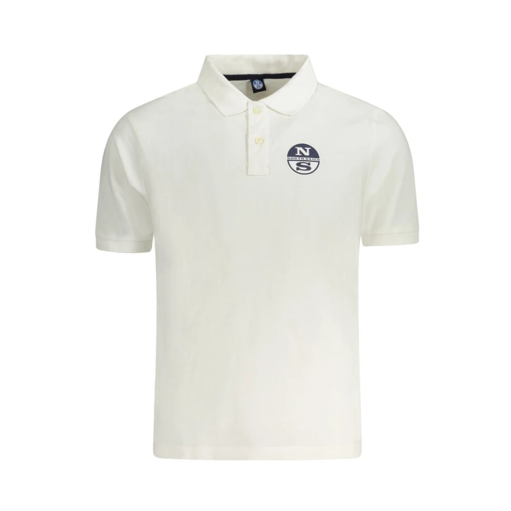 North Sails Hombre Blanco - Polo De Algodón Para - Tops - L - Polo De Algodón Para