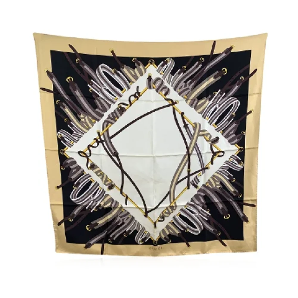 Pre-owned > Pre-owned Accessories > Pre-owned Scarves - - Gucci Vintage - Modalova