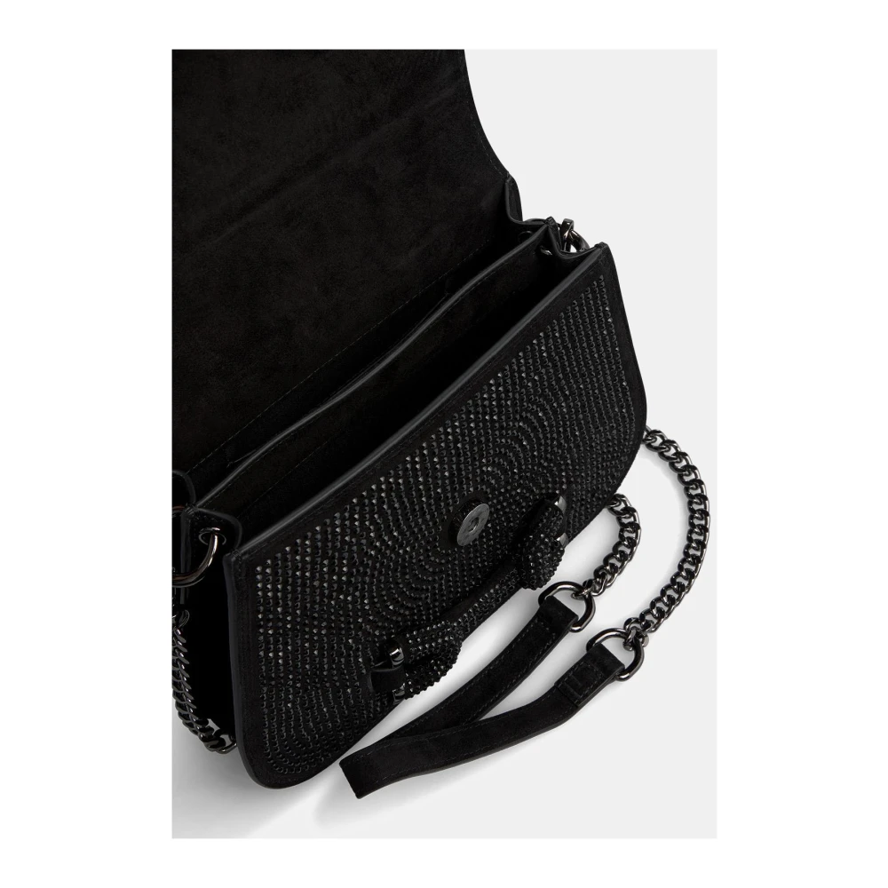 Alma en Pena Handtas bedekt met glitter Black Dames