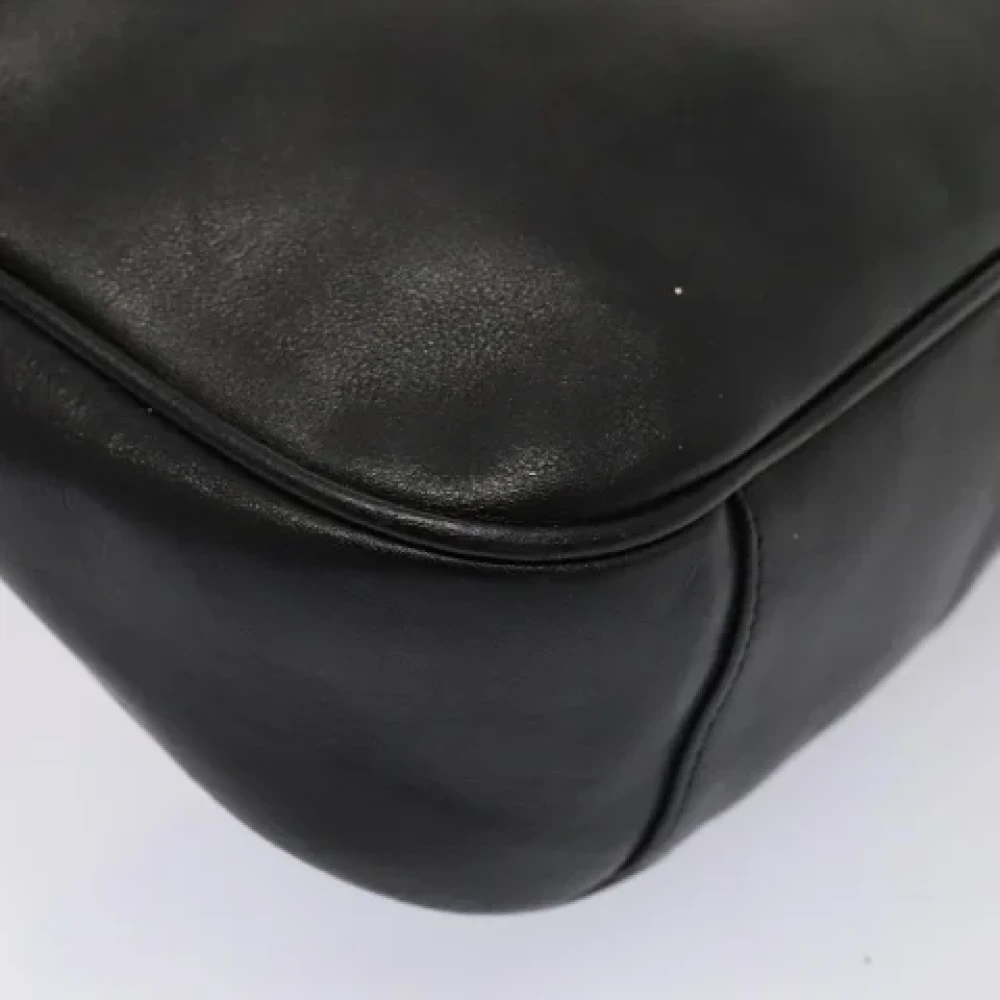 Gucci Vintage Pre-owned Leather handbags Black Dames