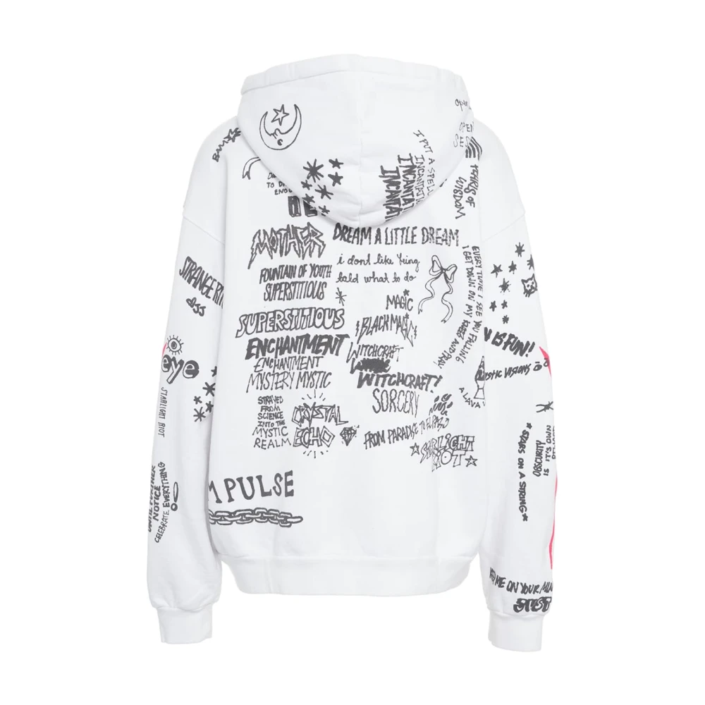 Mother Witte Sweatshirt 'The Big Deal' White Dames