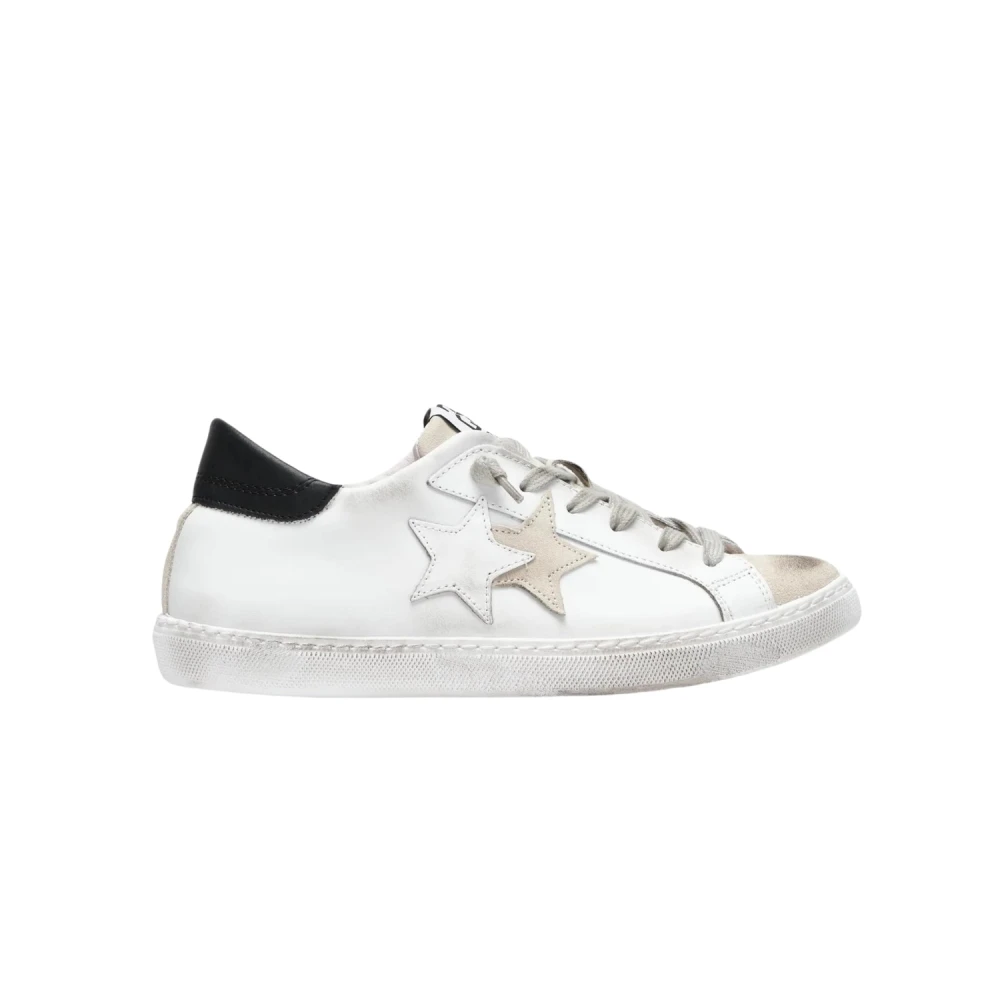 2Star Lage Top Sneakers Modern Casual Dames Schoenen Wit