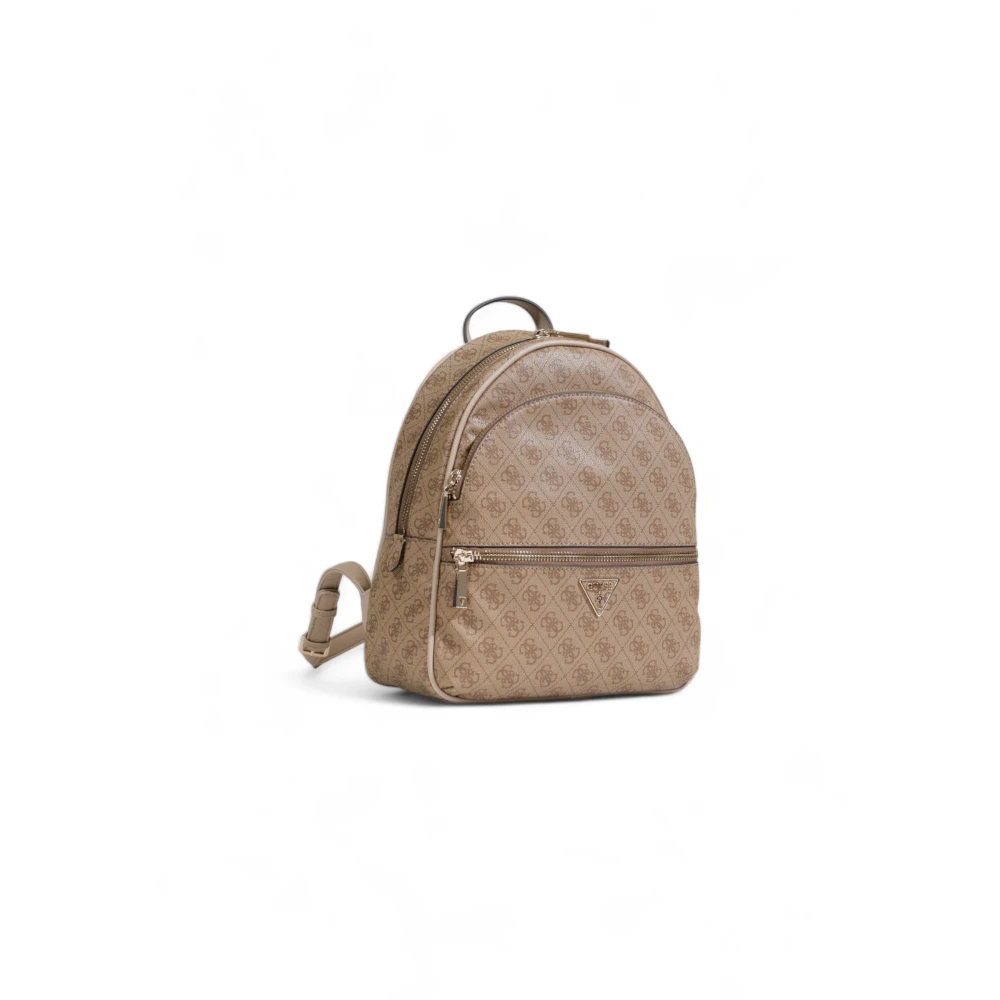 Guess Stijlvolle Rugzak Herfst Winter Collectie Beige Dames