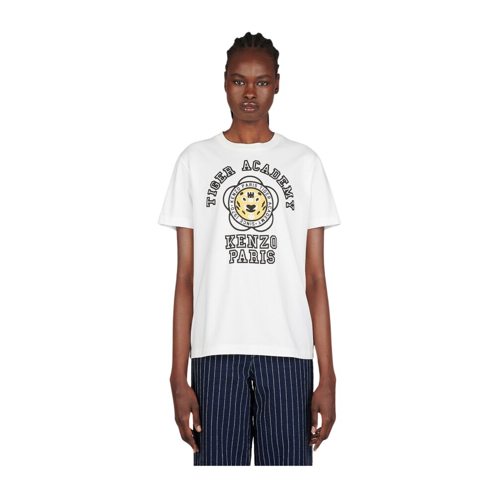 Kenzo t 2025 shirt dame hvid