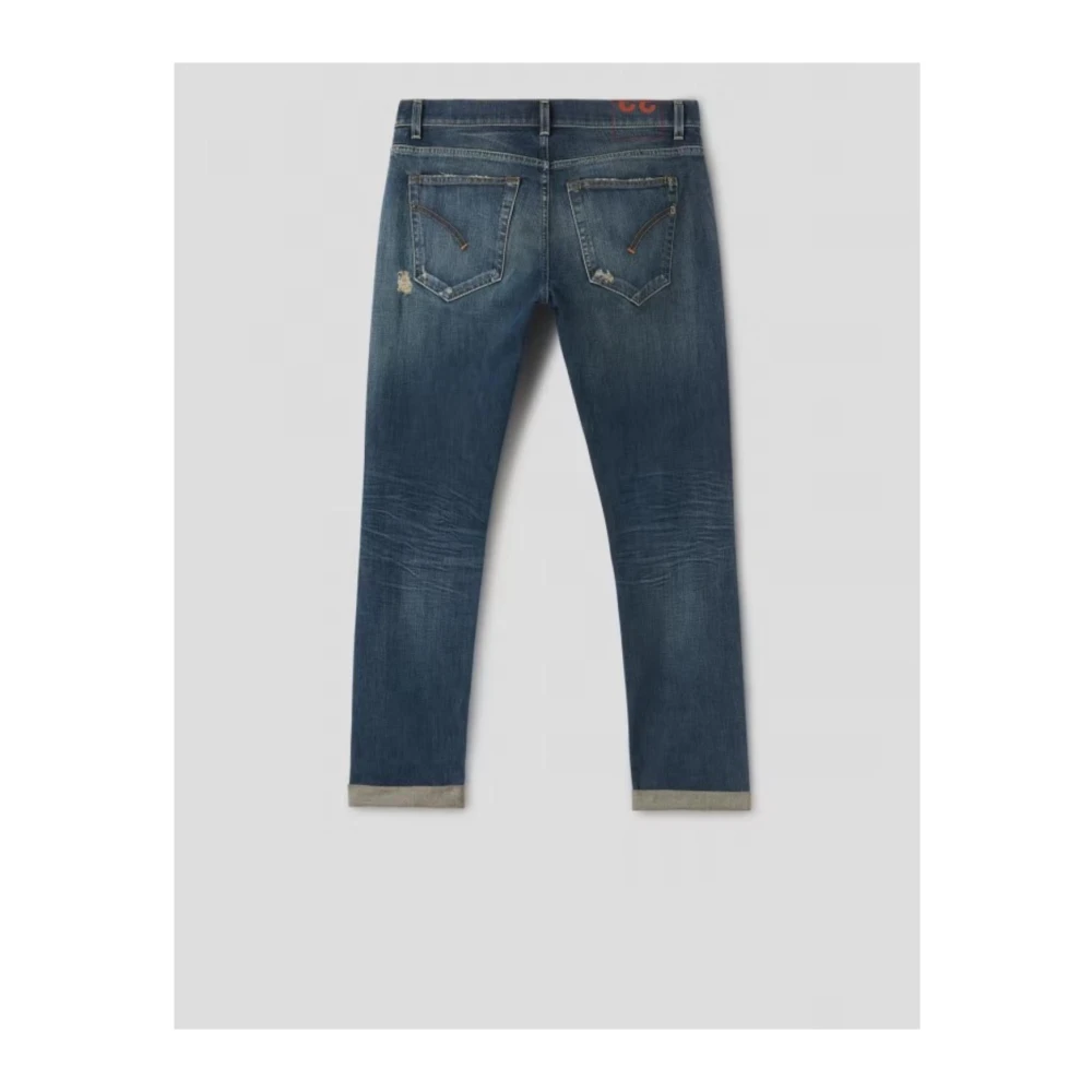 Dondup Slim-Fit Stijlvolle Ritchie Jeans Upgrade Blue Heren