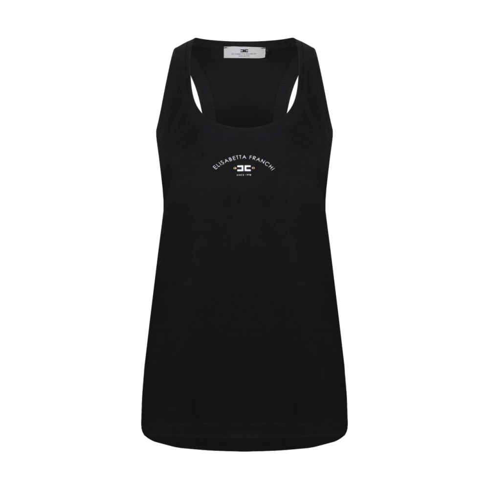 Tops > Sleeveless Tops - - Elisabetta Franchi - Modalova