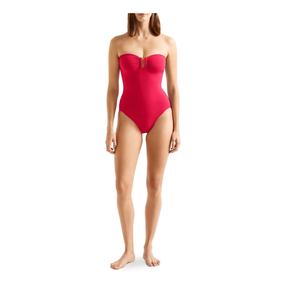 Eres Strapless U Wired One-Piece Swimsuit Cassiopee Pink Dames