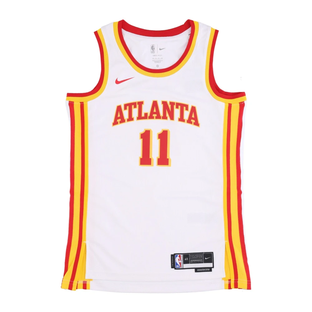 Nike Basketbal Tanktop Swingman Editie Trae Young White Heren