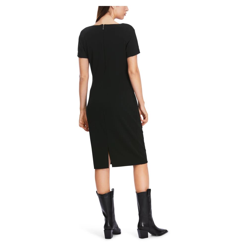 Marc Cain Wikkeljurk met Figuurvolgende Silhouet Black Dames