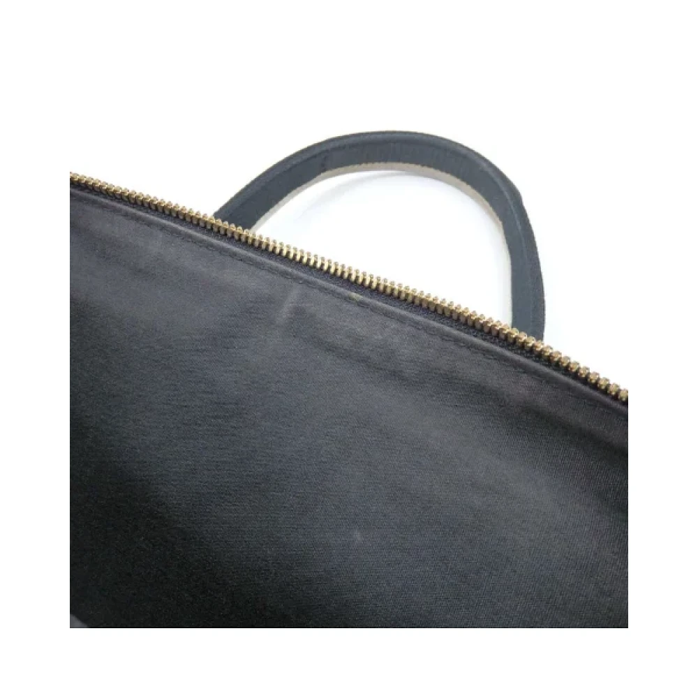 Louis Vuitton Vintage Pre-owned Cotton handbags Gray Dames