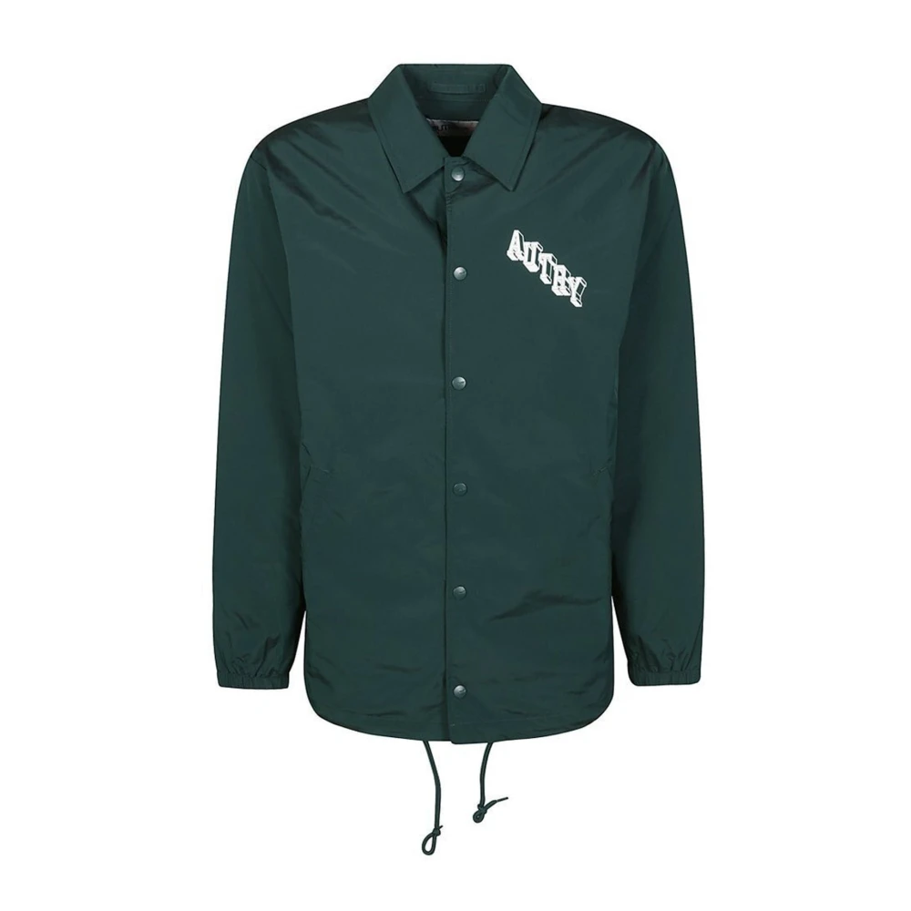 Autry Men's Green Light Jackets, L, Logo Jacket