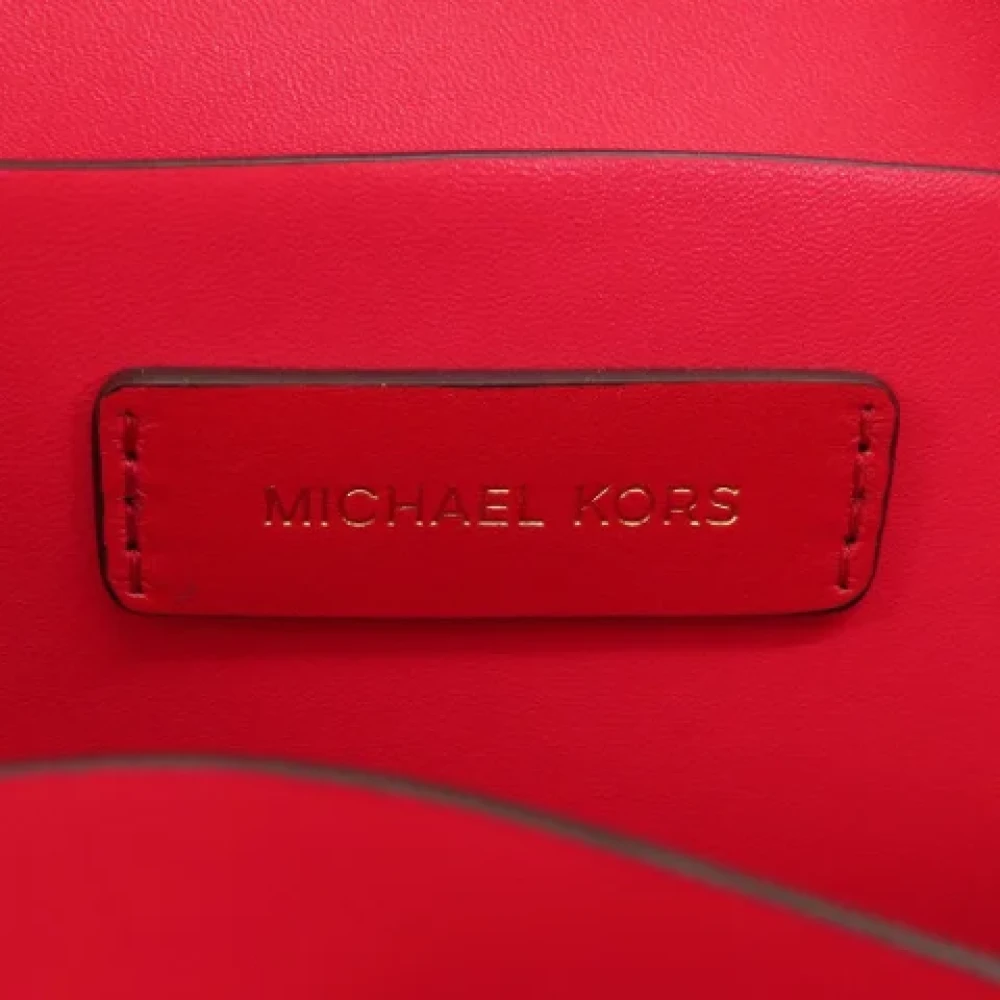 Michael Kors Pre-owned Leather handbags Red Dames