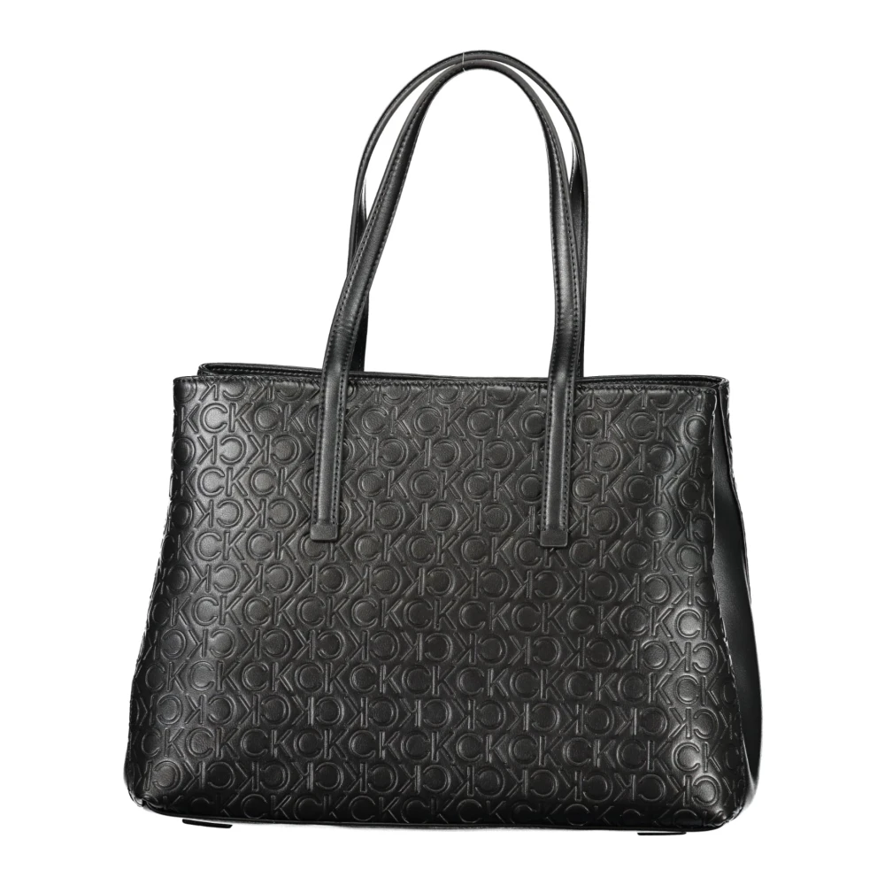 Calvin Klein Zwarte dameshandtas met verstelbare band Black Dames