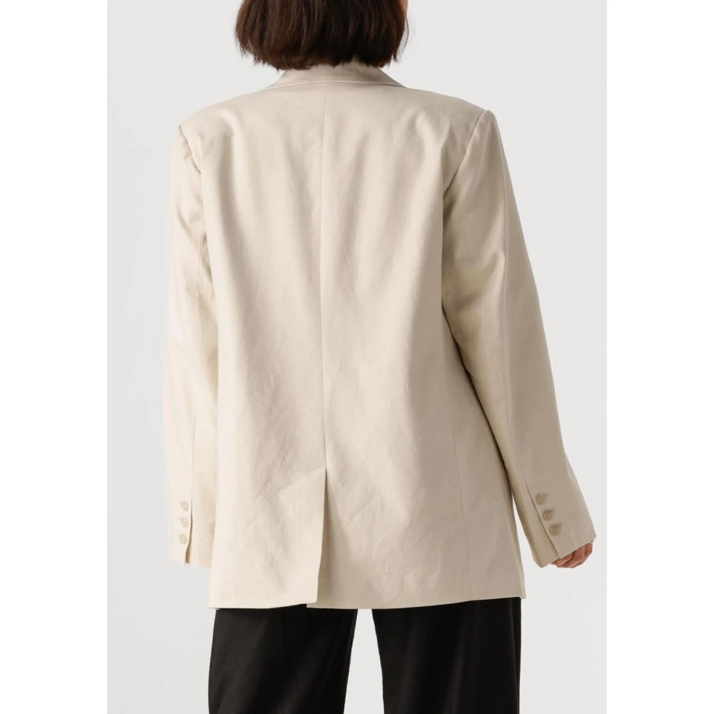 Gestuz Linnen blazer in stijlvol off-white Dames