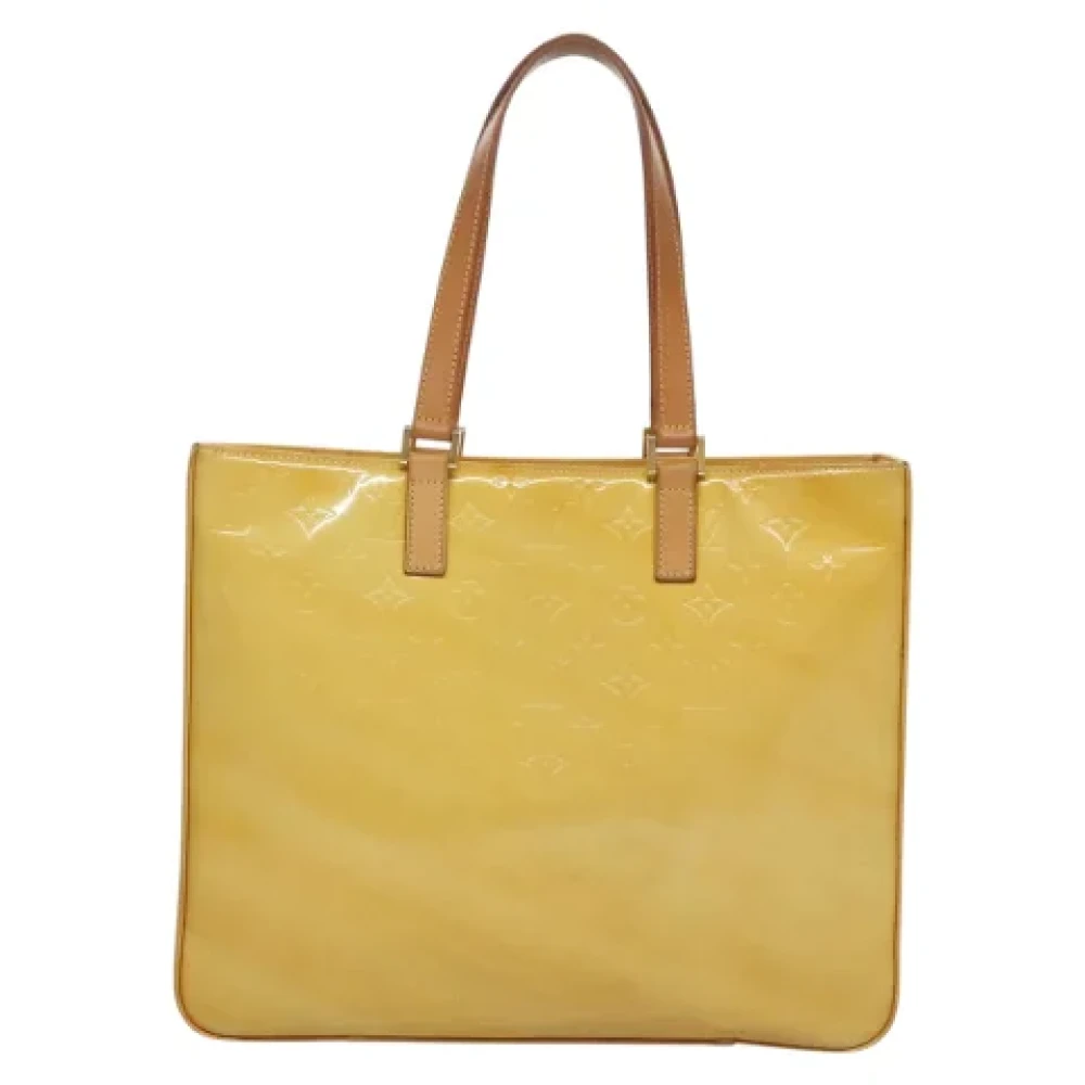 Louis Vuitton Vintage Pre-owned Leather totes Yellow Dames