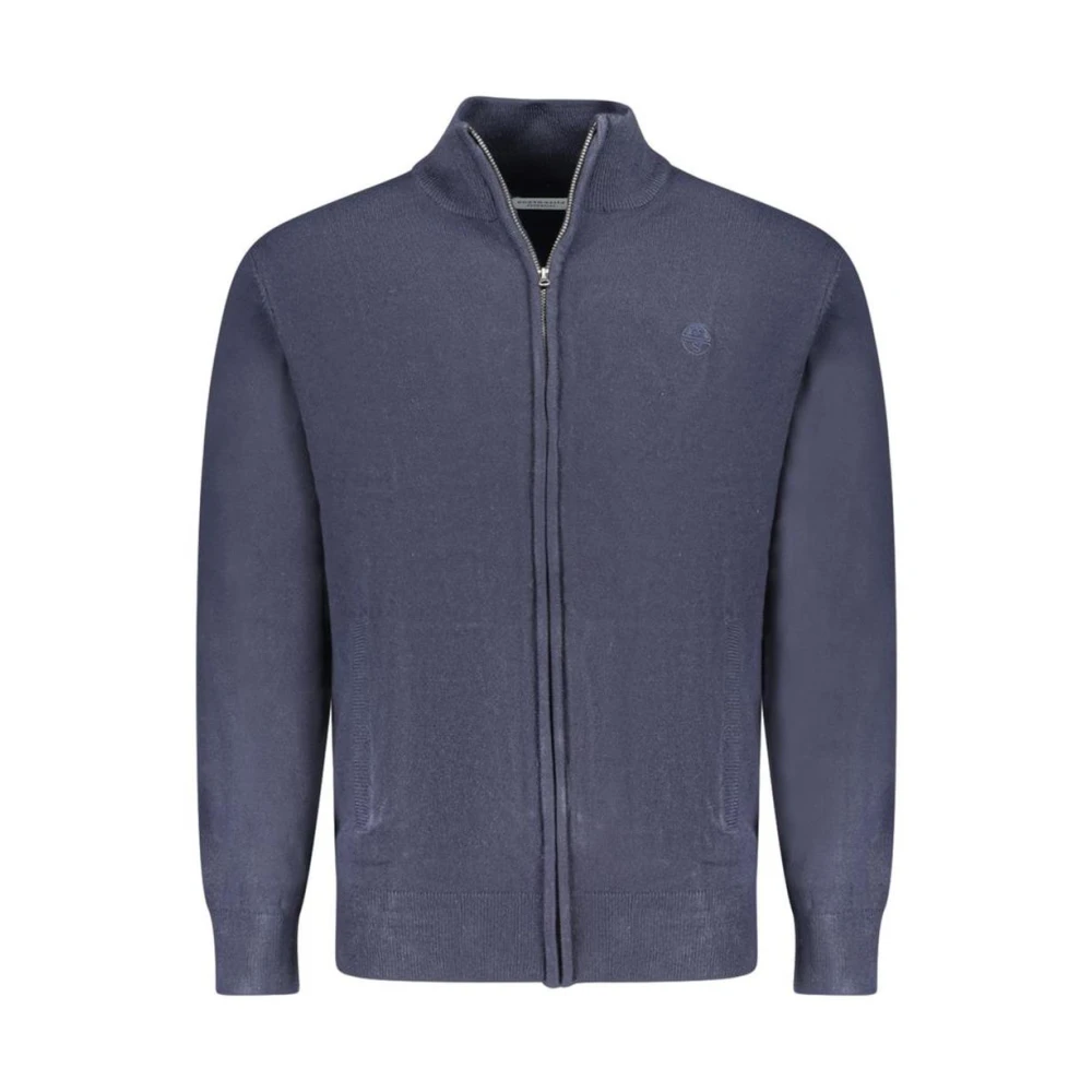 North Sails Blue Acrylic Men Cardigan - L - Image 3