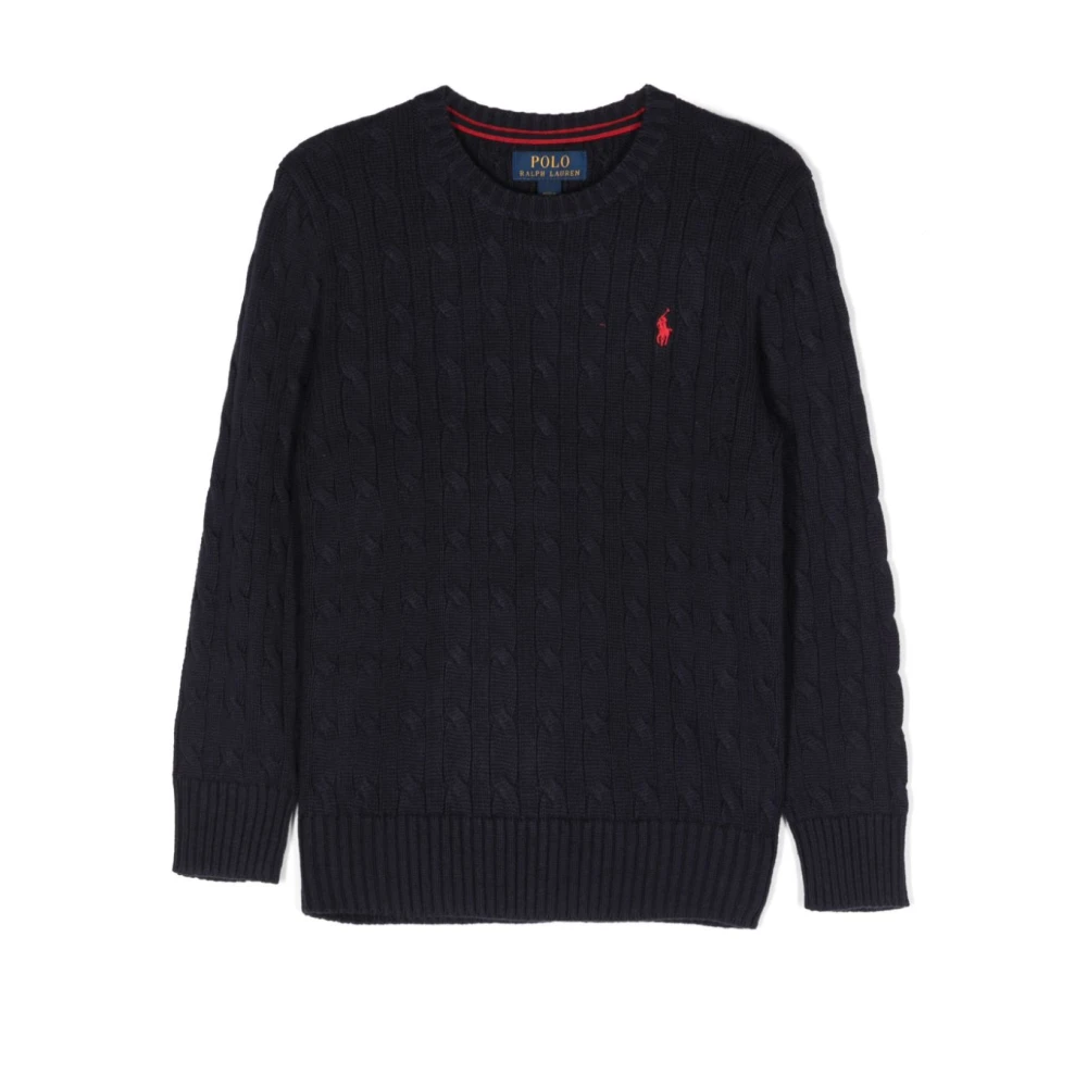 Ralph Lauren Marin Pullover Tröja för Barn Blue, Unisex