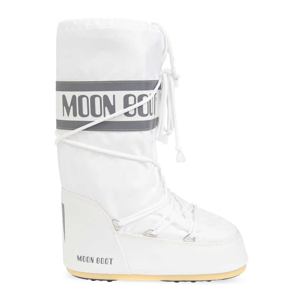 Moon Boot Icon Nylon Snöboots White, Dam