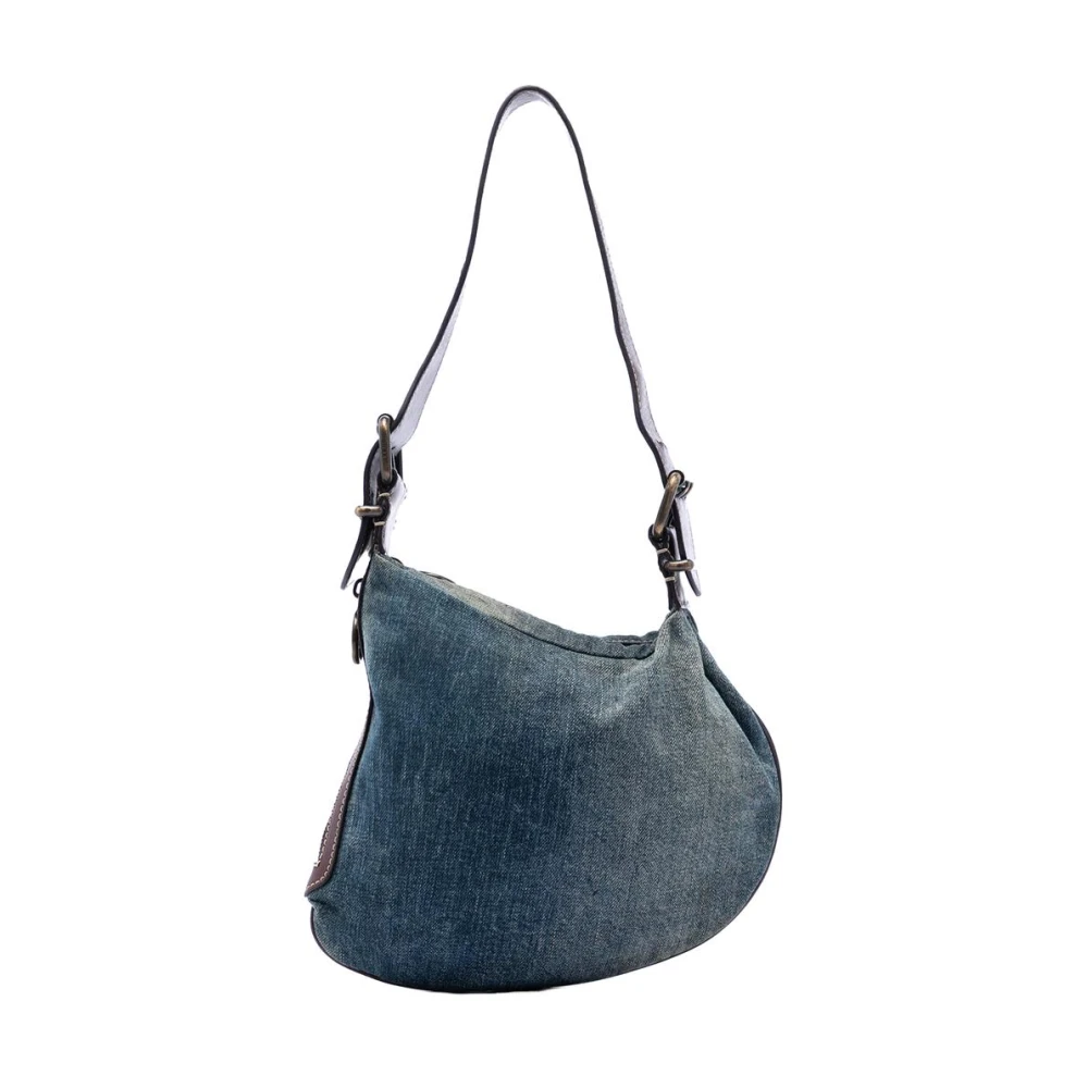 Fendi Vintage Women's Blue Pre-Owned Hobo Bag