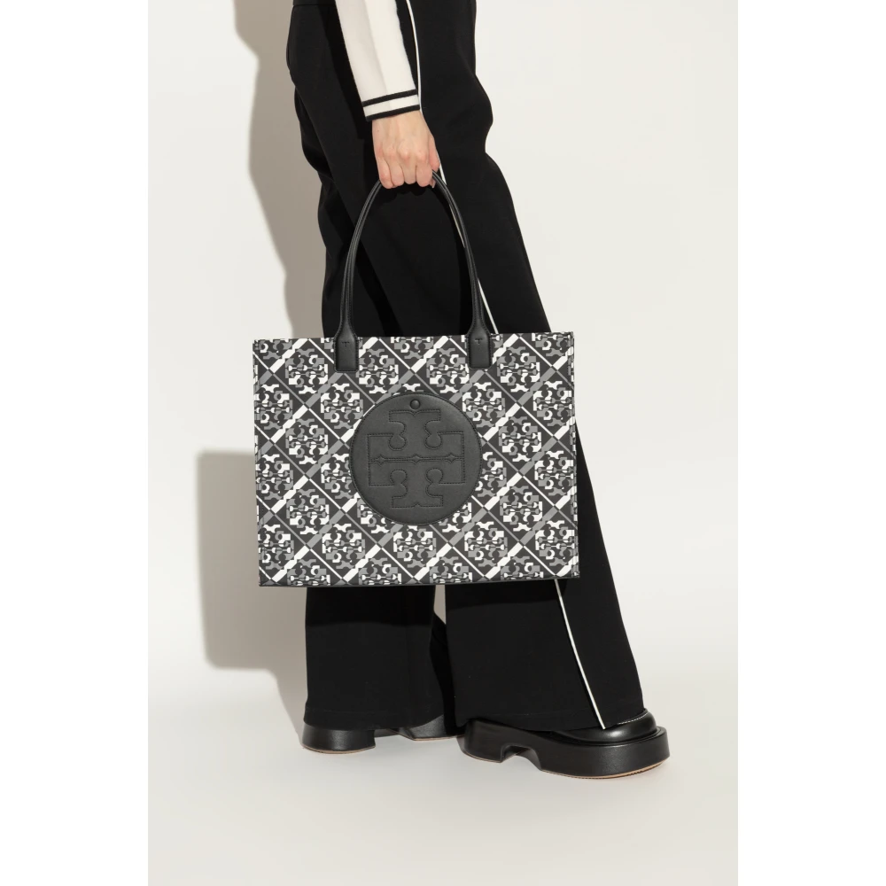TORY BURCH Tas 'Ella' type 'shopper' Black Dames