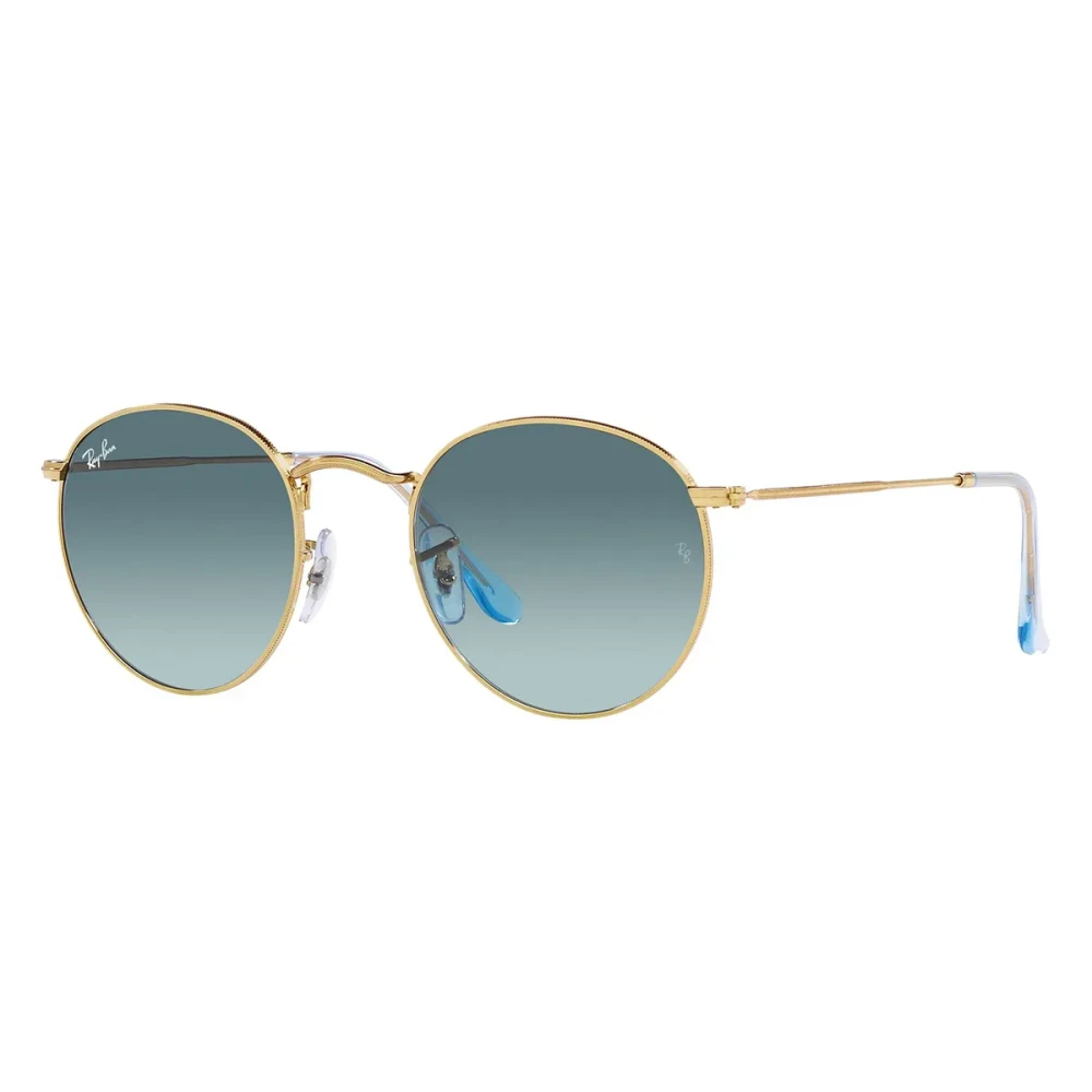 Ray-Ban Yellow Retro Round Metal Sunglasses - Unisex - Sunglasses - 47 Mm - Accessories