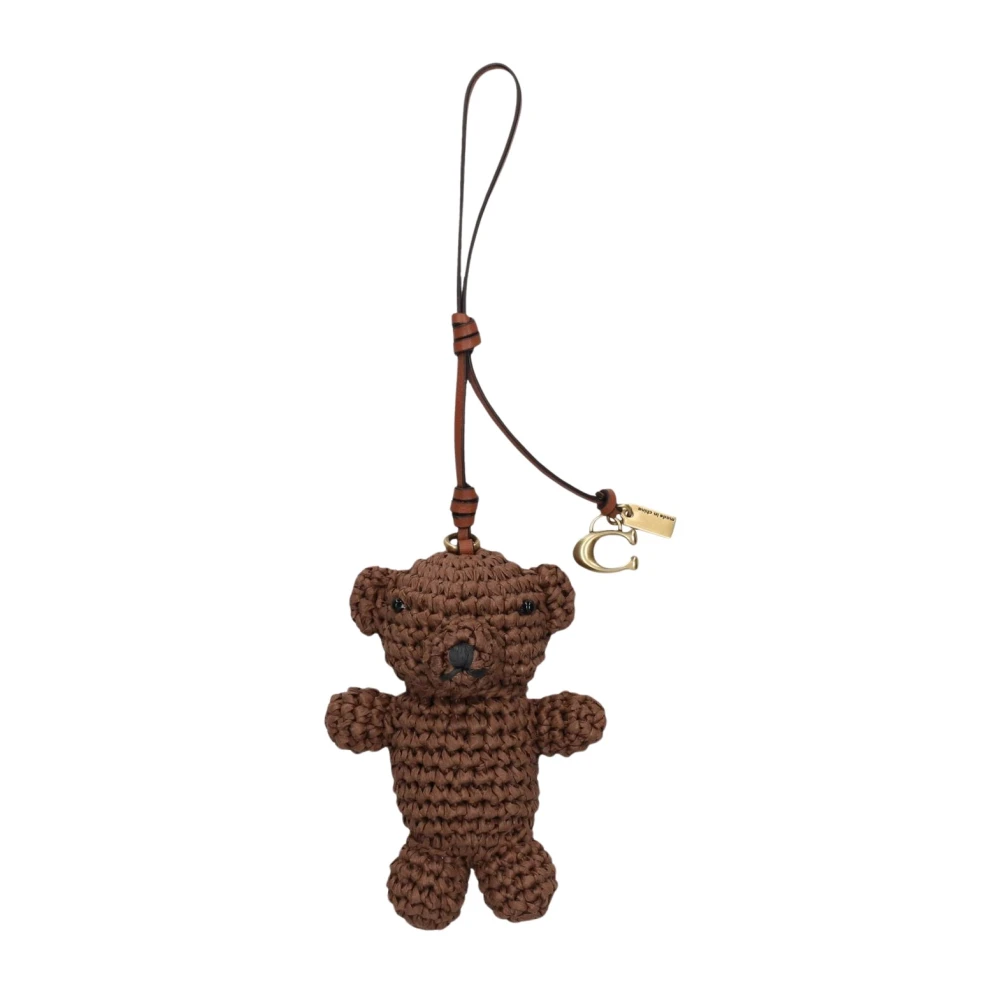 Coach Donna Marrone - Charm A Forma Di Orso Per Borsa - Bags - One Size
