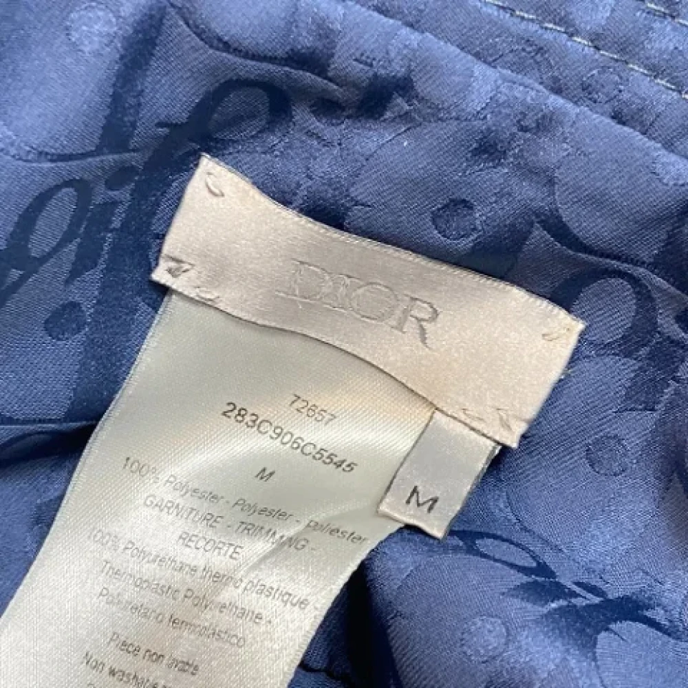 Dior Vintage Pre-owned Fabric hats Blue Dames