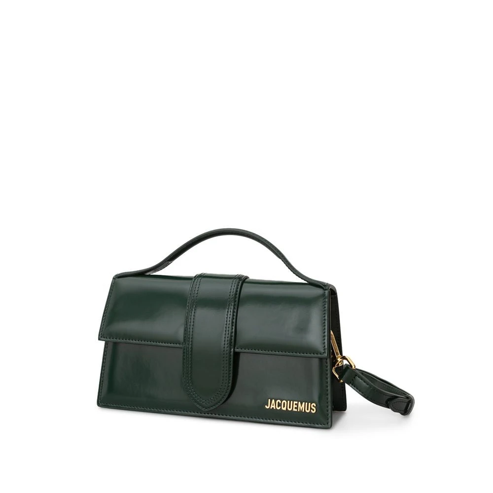 Jacquemus Groene leren schoudertas Green Dames