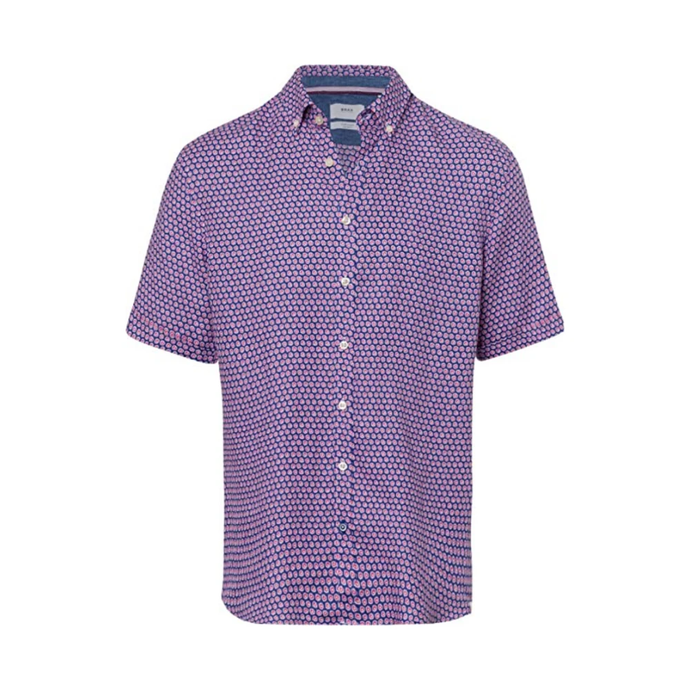 BRAX Casual lang overhemd Blue Heren