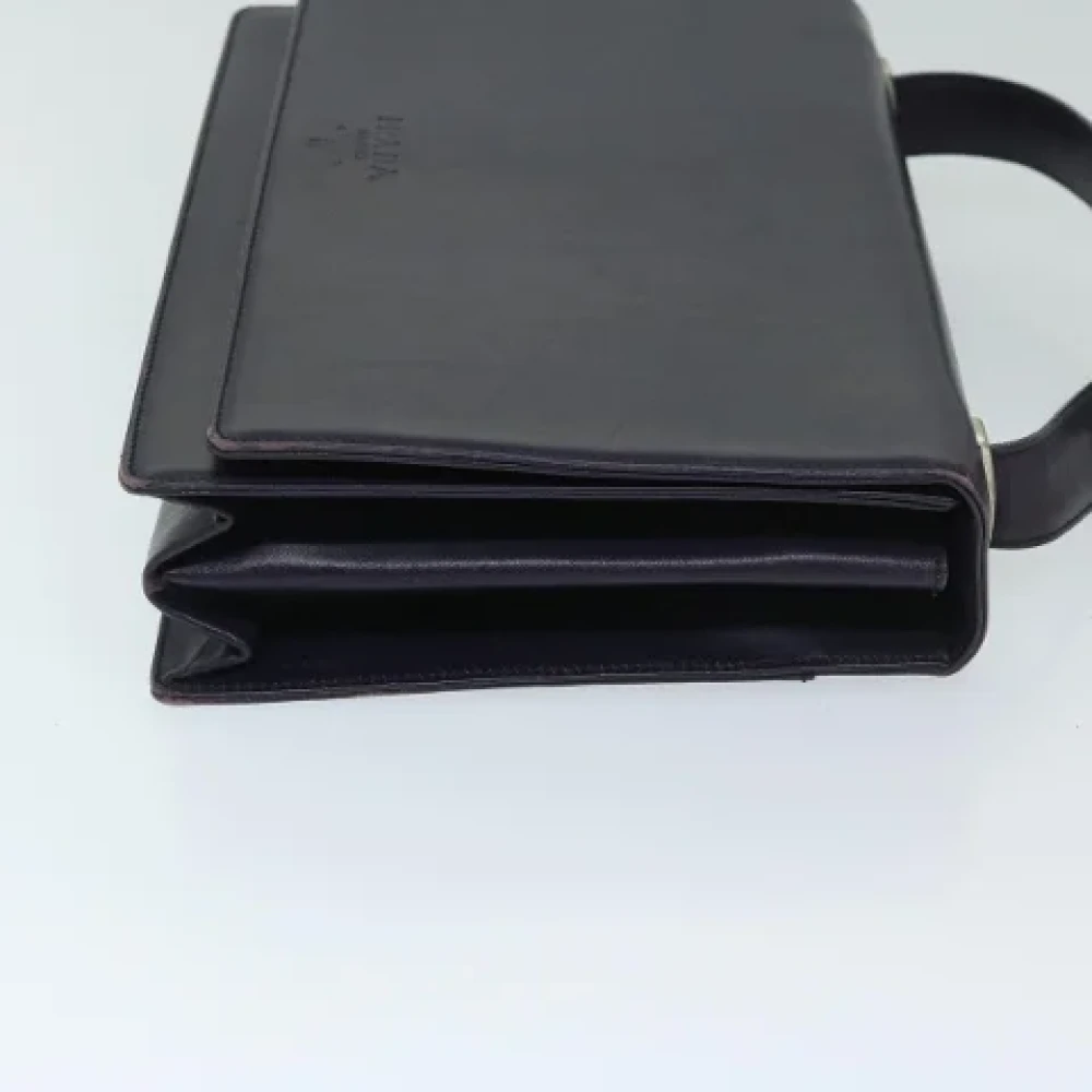 Prada Vintage Pre-owned Leather prada-bags Black Dames