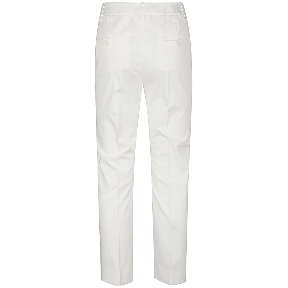 Max Mara Weekend Slim-fit Trousers White Dames