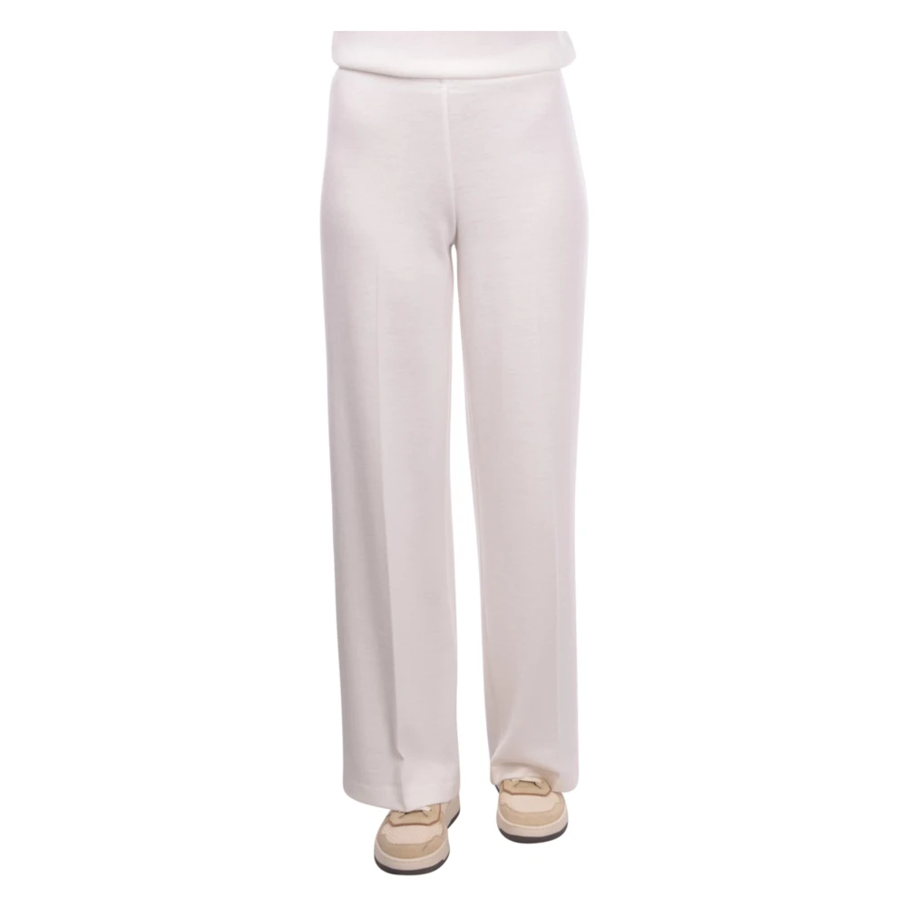 Gran Sasso Wijde broek White Dames