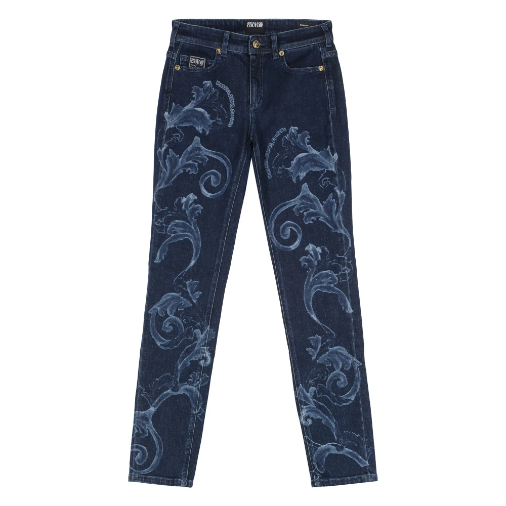 Versace Jeans Couture Women's Blue 5-Pocket Skinny Jeans
