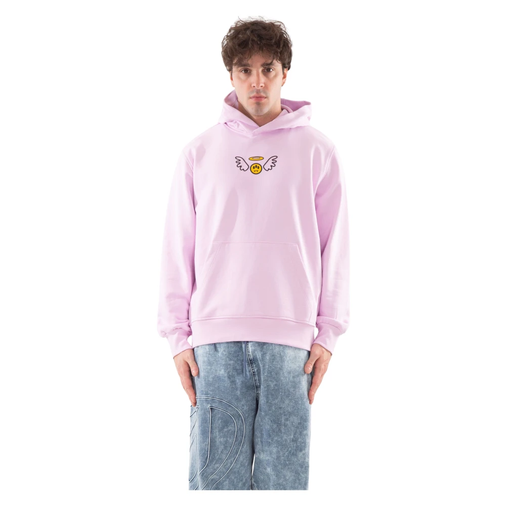 Barrow Angel Bear Hoodie in Bw014 Pink, Herr