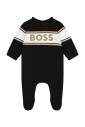zwarte-babyset-met-romper-en-slabbetje
