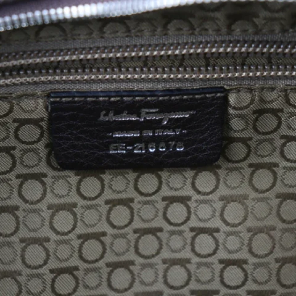 Salvatore Ferragamo Pre-owned Fabric handbags Brown Dames