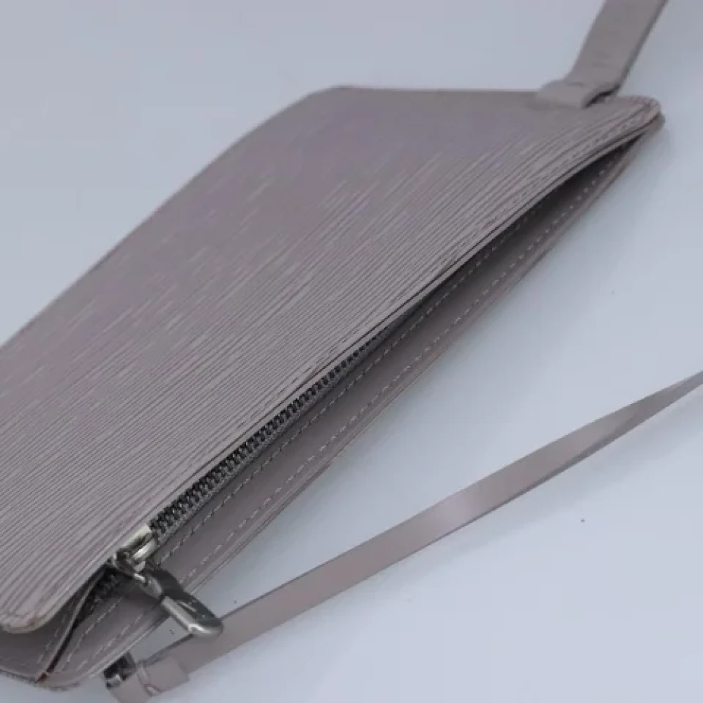 Louis Vuitton Vintage Pre-owned Leather pouches Purple Dames