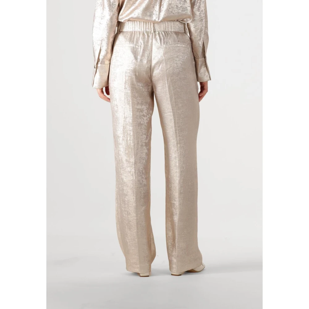Dante 6 Metallic Charm Broeken in Goud Yellow Dames