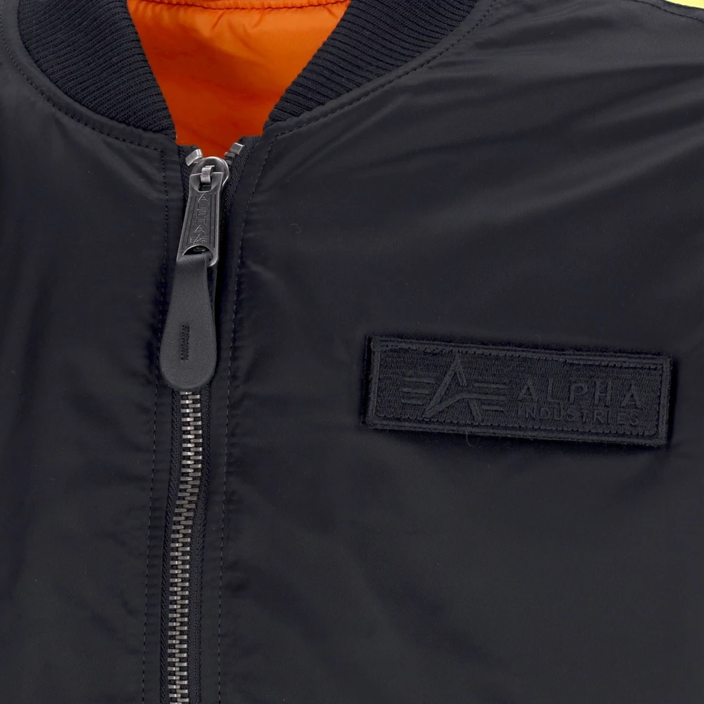 alpha industries Reversible Bomber Jacket Black Fighter Squadron Black Heren