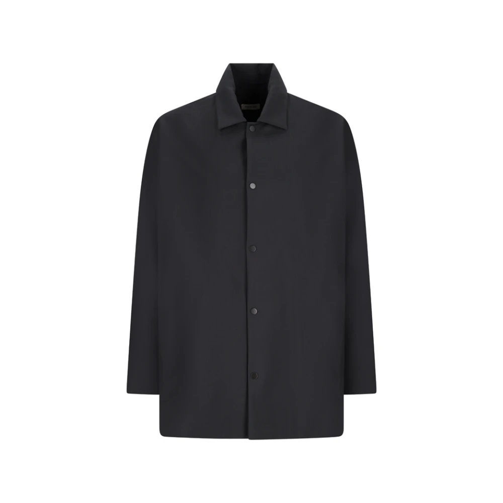 Fear Of God Black Technical Wool Coaches Jacket - Male - Light Jackets - M - Jackets
