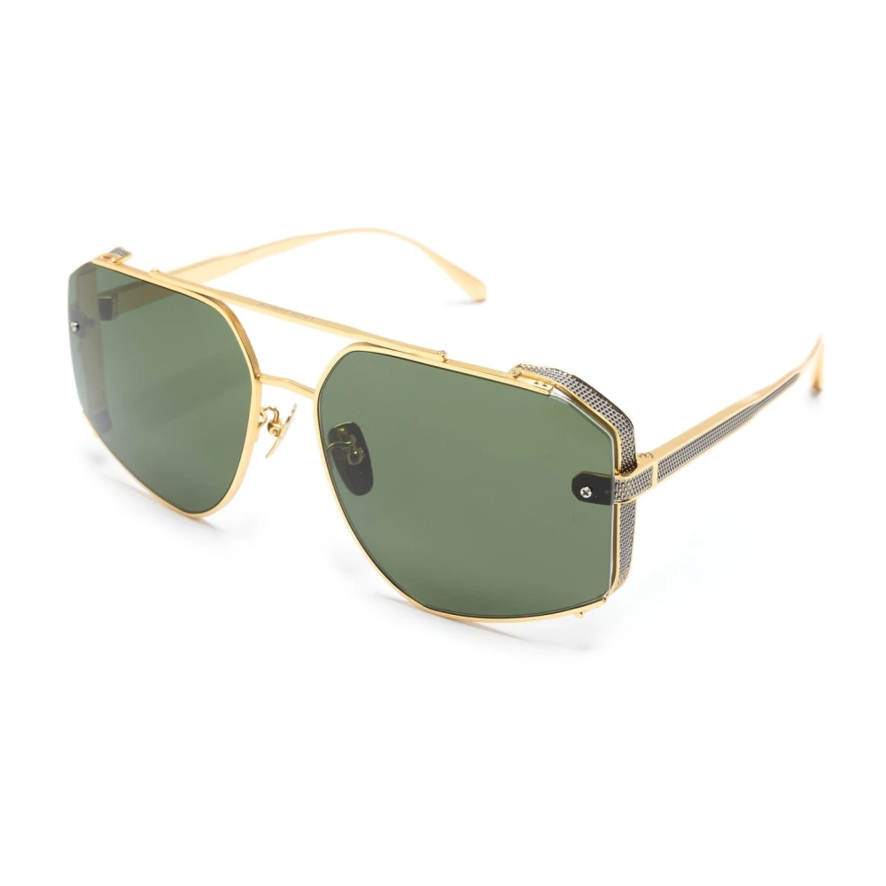 Linda Farrow Yellow Sunglasses, Female, 61 Mm, Lfl1505 C3 Sun Sunglasses