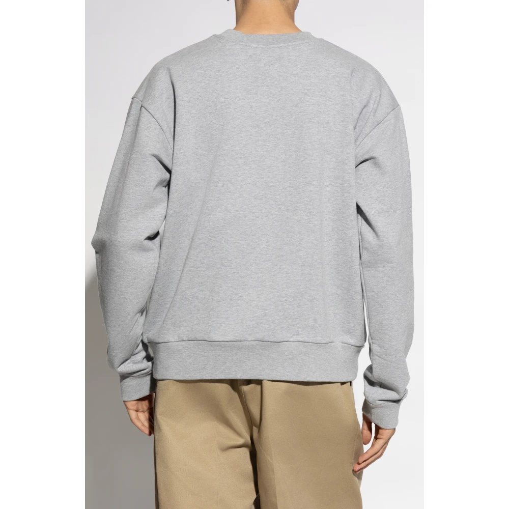 Marni Sweatshirt met logo Gray Heren