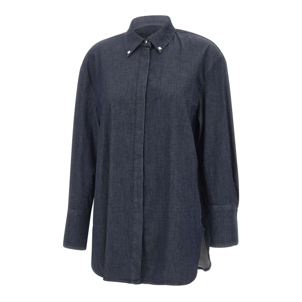 Elena Mirò Women's Blue Shirts, 3XL, Shirts