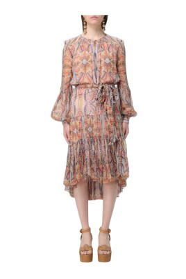 colorful-paisley-tiered-midi-dress