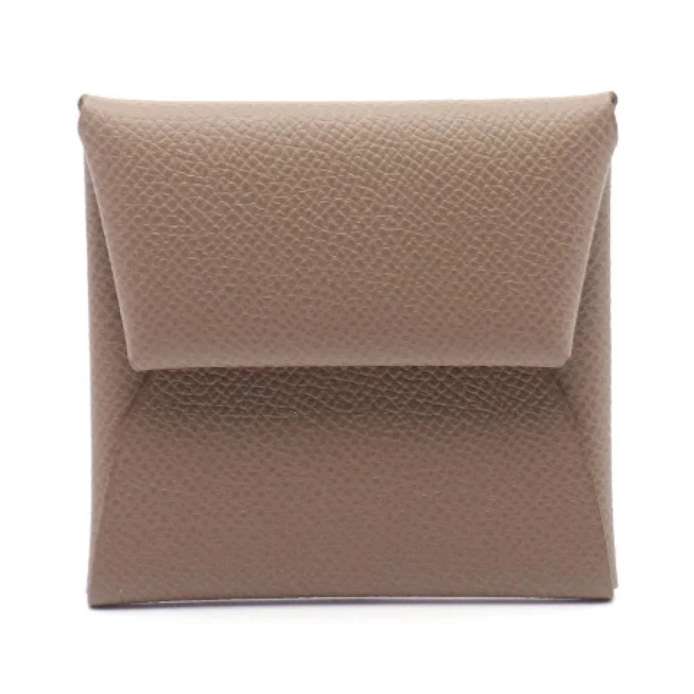 Hermès Vintage Pre-owned Leather wallets Brown Dames