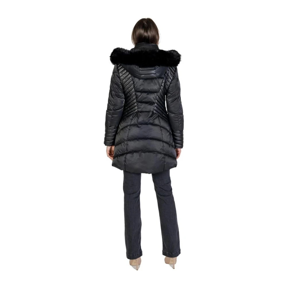 Guess Polyurethaan Jassen & Mantels Collectie Black Dames