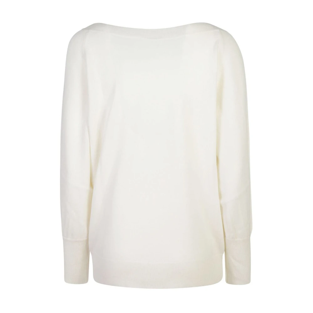Le Tricot Perugia Witte Sweaters voor een stijlvolle uitstraling White Dames