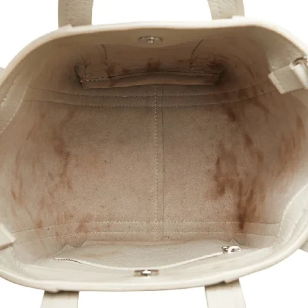 Balenciaga Vintage Pre-owned Leather balenciaga-bags Beige Dames