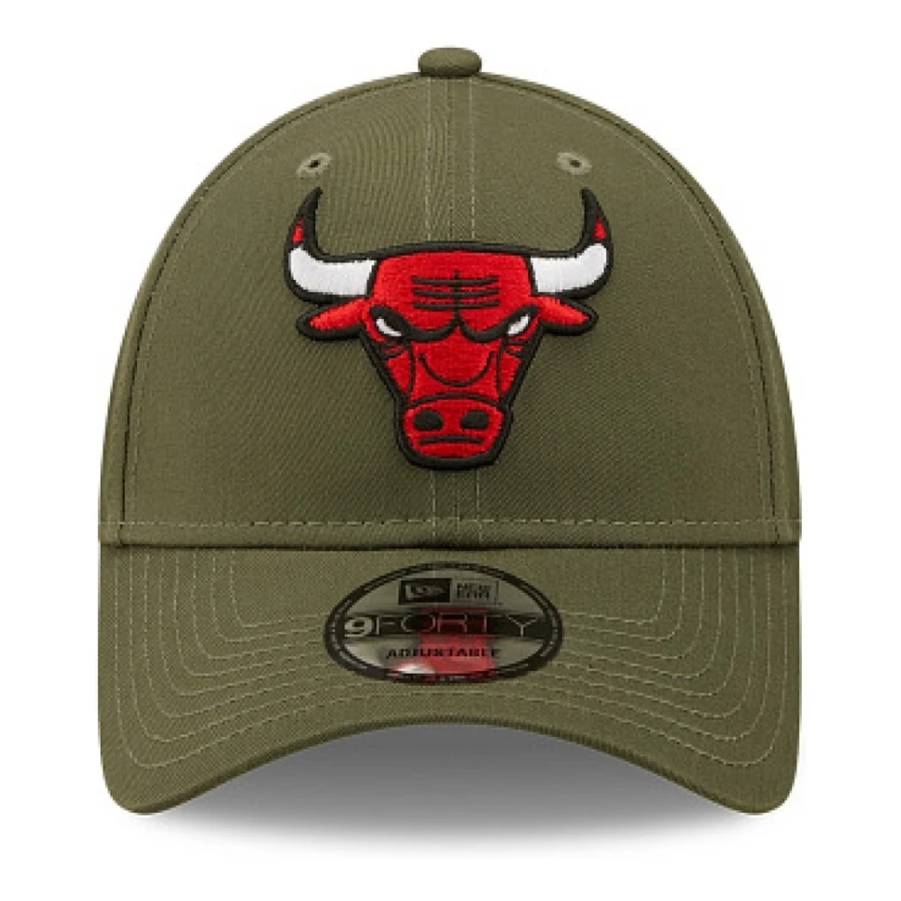 new era Groene Bulls NBA Essential Pet Green Heren