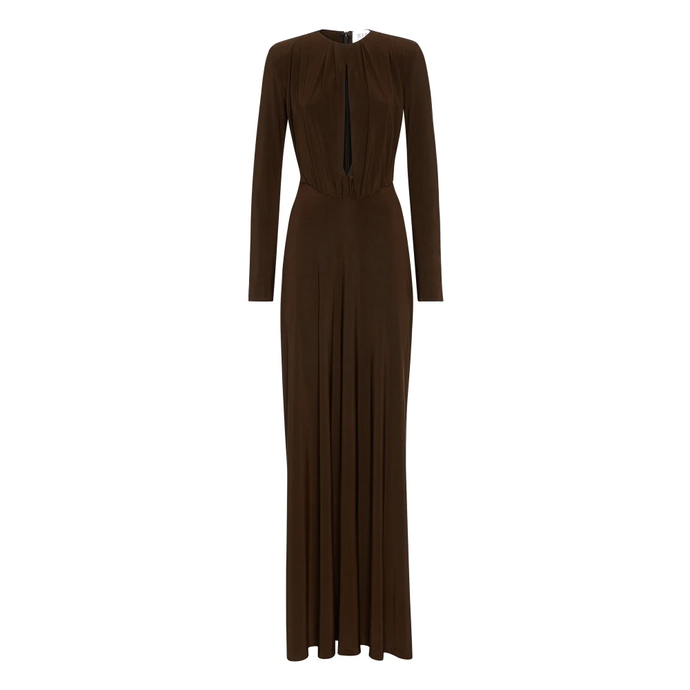 MVP wardrobe Farao Lang Jurk Brown Dames
